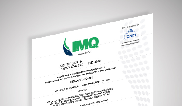 Benacchio | Zertifizierungen ISO_14001