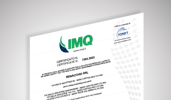 Benacchio | Zertifizierungen ISO_45001